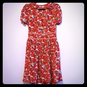 Hazel Tomato Dress